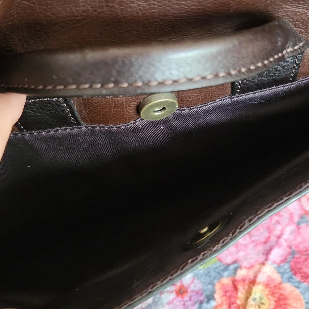 Fossil Messenger Laptop Bag Travel Business Casual Upscale Prep